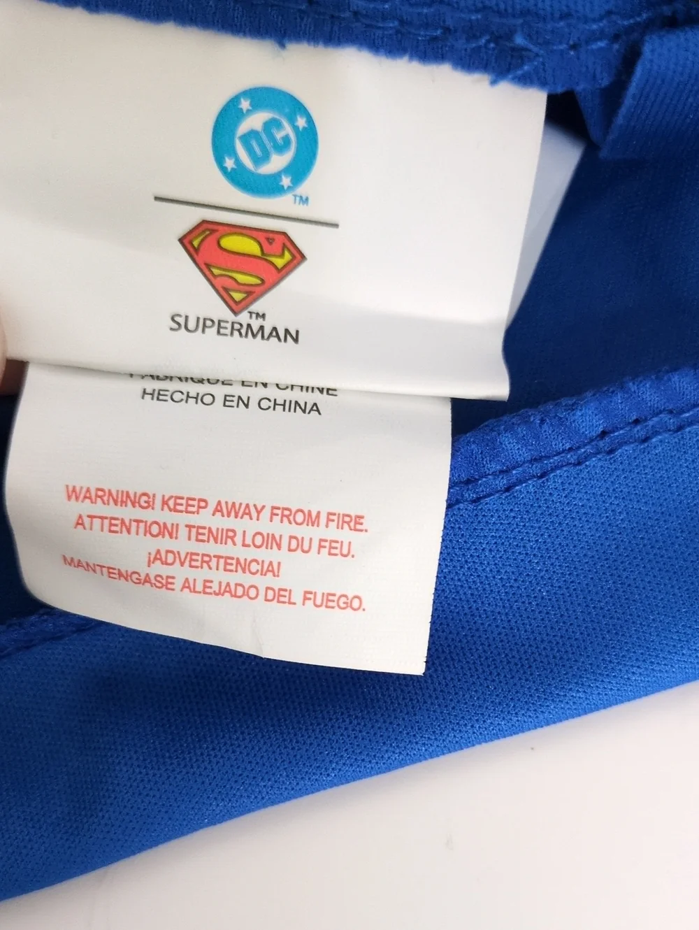 Rubies DC Comics Superman Pet Costume Set Extra Small XS Shirt Cape